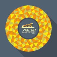 Vector illustration for design With place text