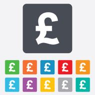 Pound sign icon GBP currency symbol N5