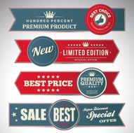 vintage business banners set N3