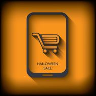 Halloween sales concept design