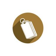 Tag vector icon isolated