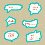 Vector Sale Tags N2