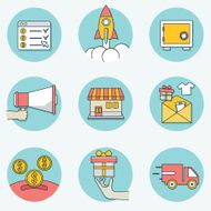 Set of business icons - part 2
