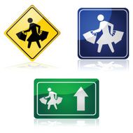 Shopping signs