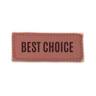 Best choice old vintage handmade leather label