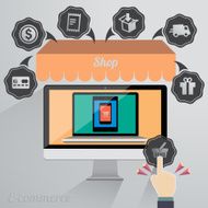 E-commerce vector