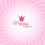 Princess Abstract Background Vector Illustration N4
