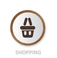Shopping sign vector N2