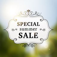summer special sale retro poster N2