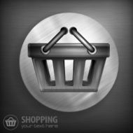 Shopping basket background