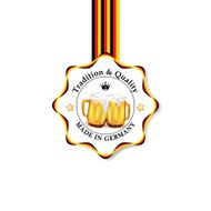 Printable German Beer label stamp