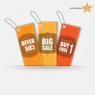Set of tags for sale