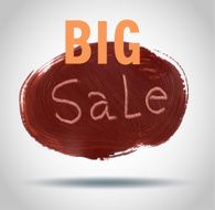 Sale labels brush style Vector N4