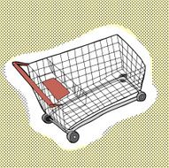 Metal Shopping Cart