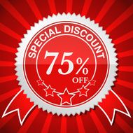 Special Discount 75 Off