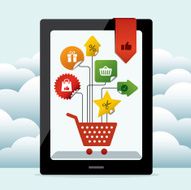Digital tablet shopping