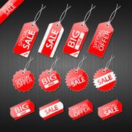 Set of tags for sale N3