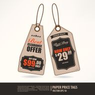Vintage Style Price Tags N4