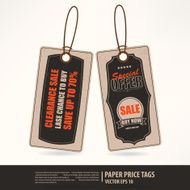 Vintage Style Price Tags N5