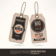 Vintage Style Price Tags N7