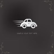 Car symbol vector