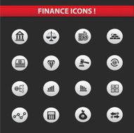 Finance icons vector N3