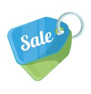 Vector Sale Tag Flat Icon