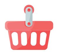 Vector Shopping Cart Flat Icon