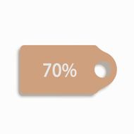 vector modern shopping icon on white background N11