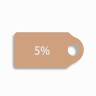 vector modern shopping icon on white background N26