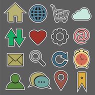 Website and Internet sticker Icon N2