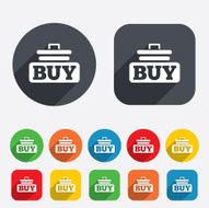 Buy sign icon Online buying cart button N8