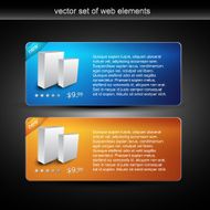 web product display and sale item