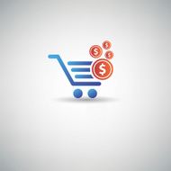 Shopping symbol vector