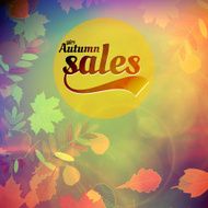 Autumn sale design template N3