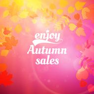 Autumn sale design template N11