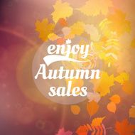 Autumn sale design template N13