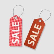 Retro Sale Labels Set Vector Illustration N2