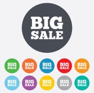 Big sale sign icon Special offer symbol N4