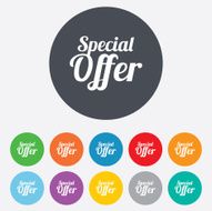 Special offer sign icon Sale symbol N9