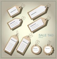 Sale tags N12