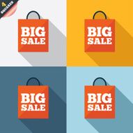 Big sale bag sign icon Special offer symbol N8