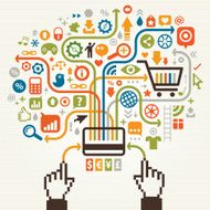 online shopping concept N40