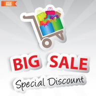 Big sale special discount poster or banner -eps10 vector