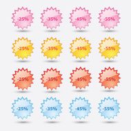 Vector sale badge sticker