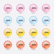 Discount glossy labels