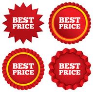 Best price sign icon Special offer symbol N6