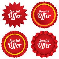 Special offer sign icon Sale symbol N10