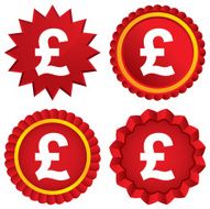 Pound sign icon GBP currency symbol N6
