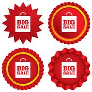 Big sale bag sign icon Special offer symbol N9